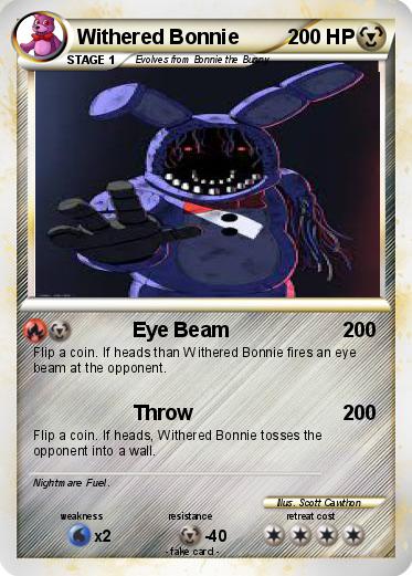 Pokemon Withered Bonnie