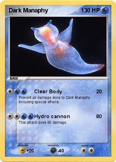 Pokemon Dark Manaphy