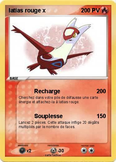 Pokemon latias rouge x