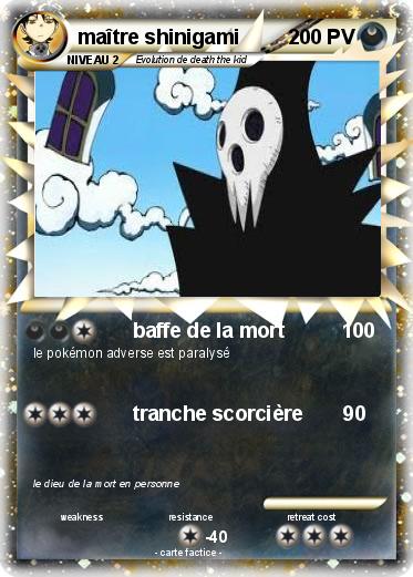 Pokemon maître shinigami