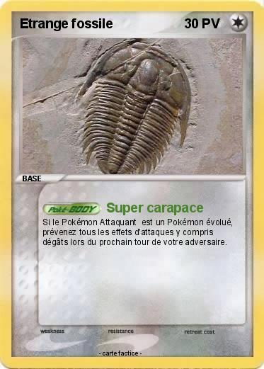 Pokemon Etrange fossile