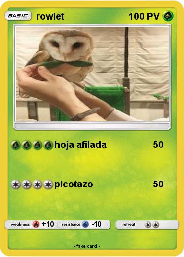 Pokemon rowlet