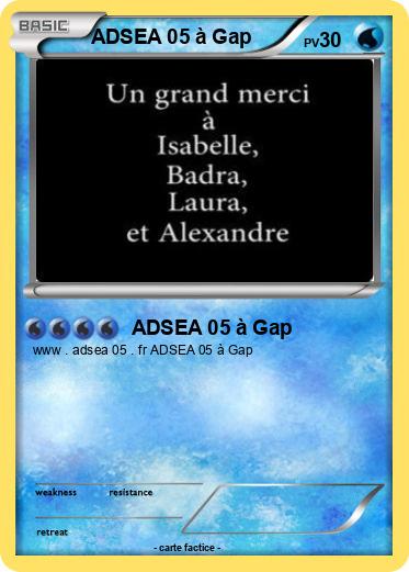 Pokemon ADSEA 05 à Gap