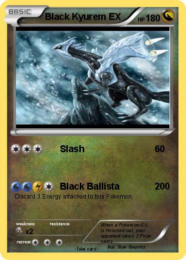 Pokemon Black Kyurem EX
