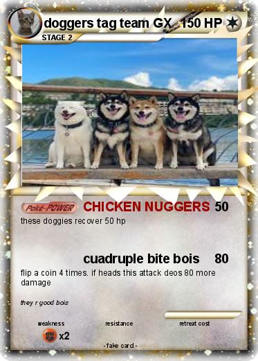 Pokemon doggers tag team GX