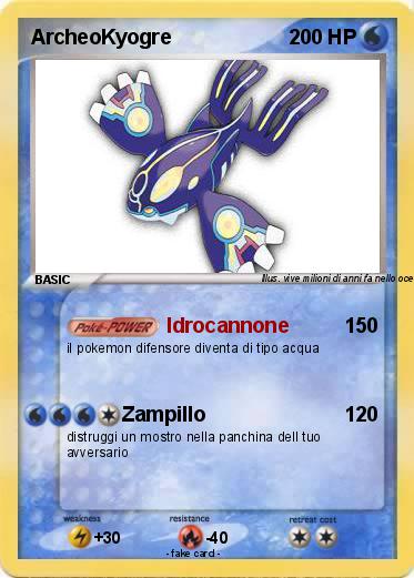 Pokemon ArcheoKyogre