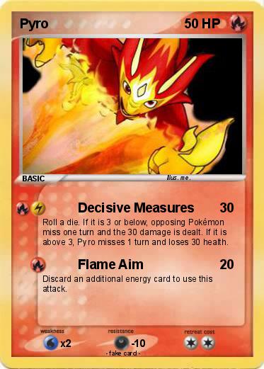 Pokémon Pyro 391 391 - Decisive Measures - My Pokemon Card
