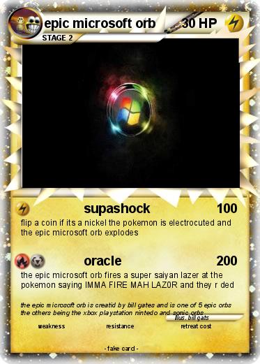 Pokemon epic microsoft orb