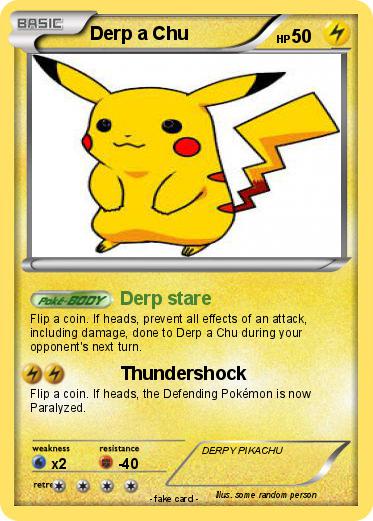 Pokemon Derp a Chu