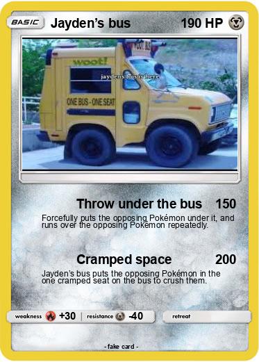 Pokemon Jayden’s bus