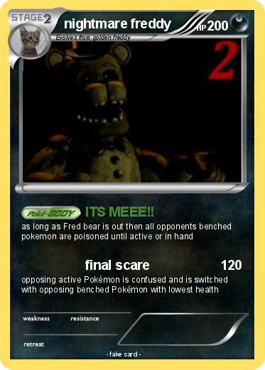 Pokemon nightmare freddy