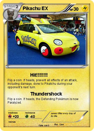 Pokemon Pikachu EX
