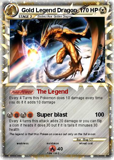 Pokemon Gold Legend Dragon