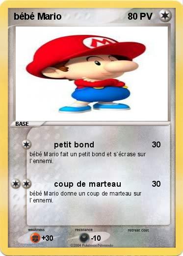 Pokemon bébé Mario