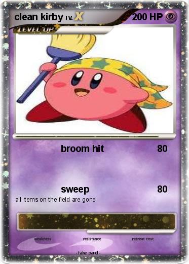 Pokemon clean kirby