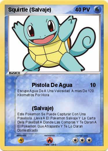 Pokemon Squirtle (Salvaje)