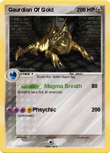 Pokemon Gaurdian Of Gold