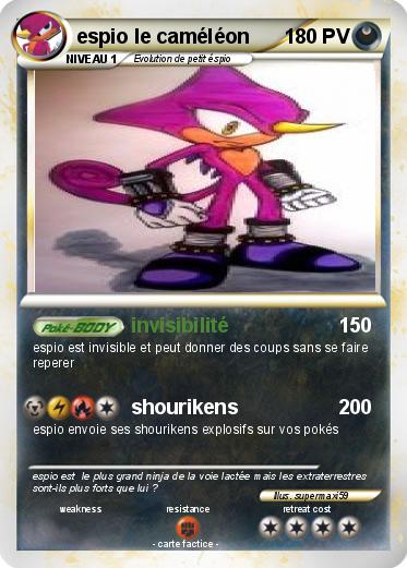 Pokemon espio le caméléon