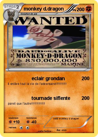 Pokemon monkey d.dragon