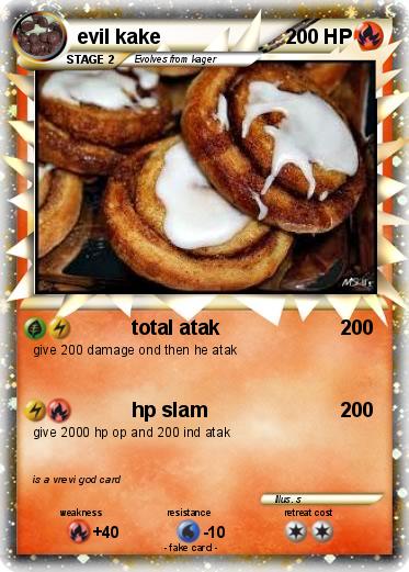 Pokemon evil kake
