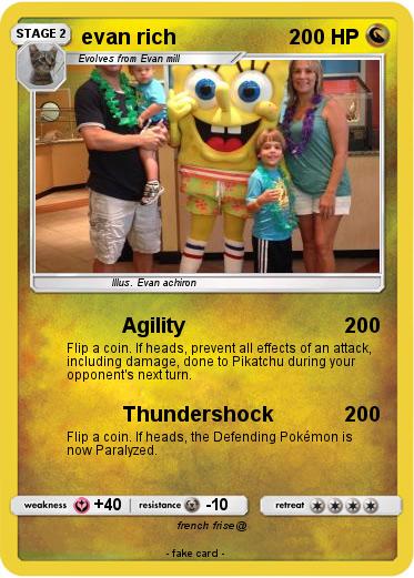 Pokemon evan rich