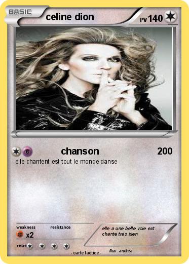 Pokemon celine dion