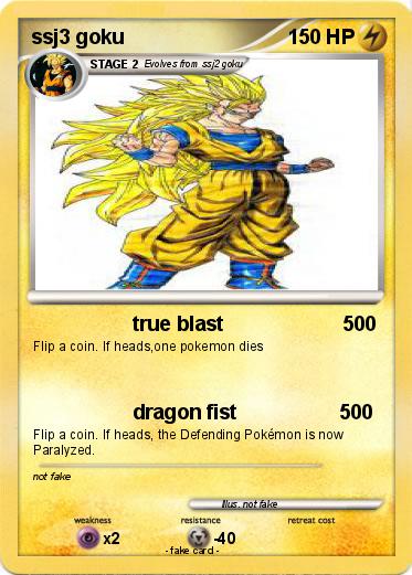 Pokemon ssj3 goku