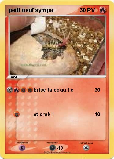 Pokemon petit oeuf sympa