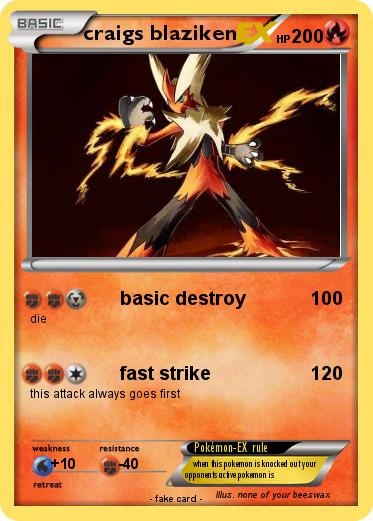 Pokemon craigs blaziken