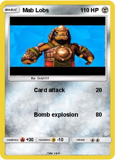 Pokémon Mab Lobs - Card attack - My Pokemon Card