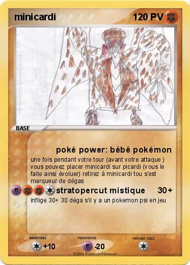 Pokemon minicardi