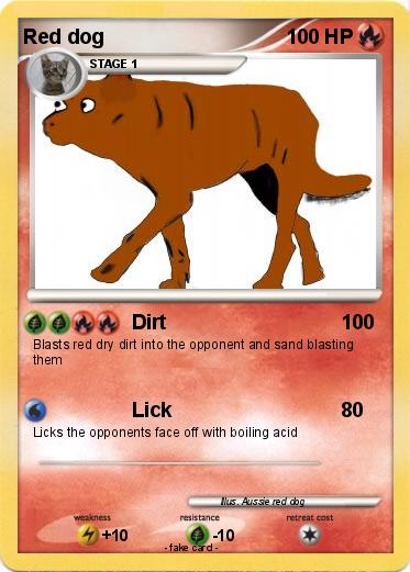 Pokemon Red dog
