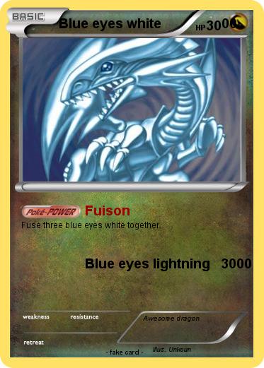 Pokemon Blue eyes white                 00