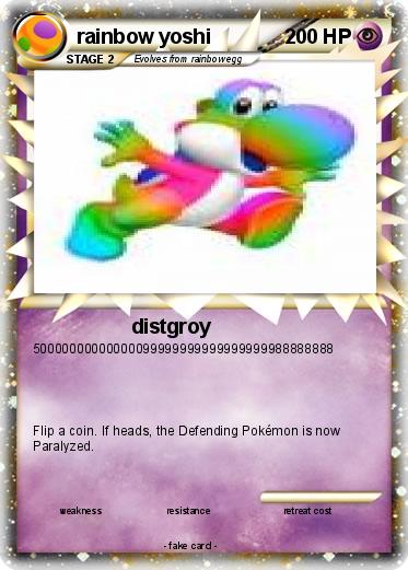 Pokemon rainbow yoshi