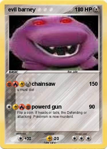 Pokemon evil barney