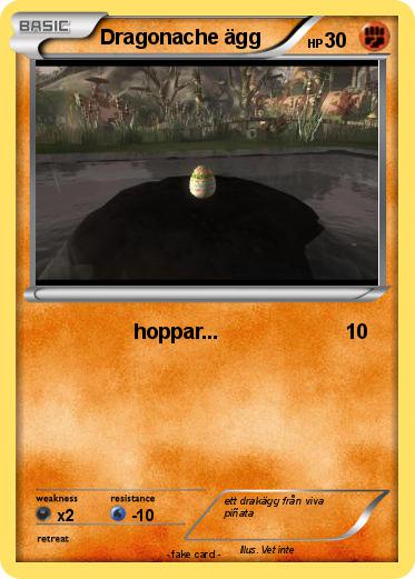 Pokemon Dragonache ägg