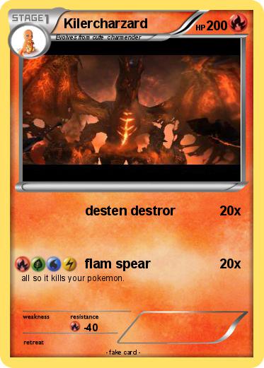 Pokemon Kilercharzard