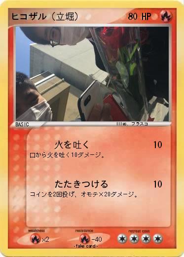 Pokemon ヒコザル（立堀）