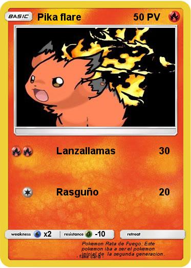 Pokemon Pika flare
