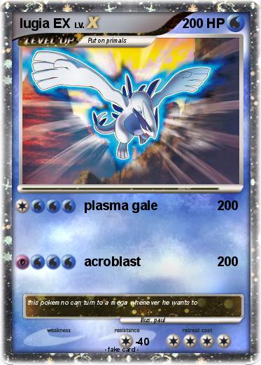 Pokemon lugia EX
