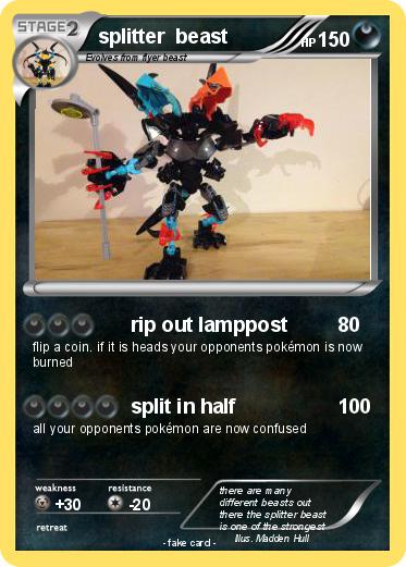Pokemon splitter  beast