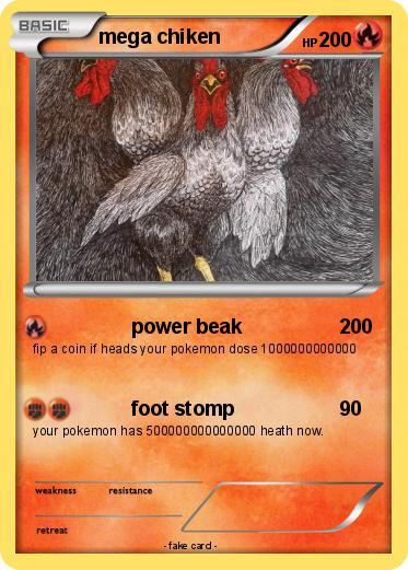 Pokemon mega chiken