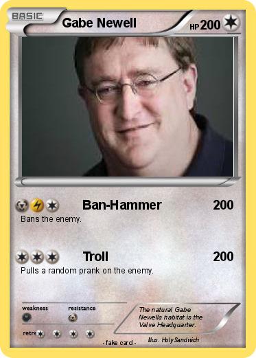 Pokemon Gabe Newell