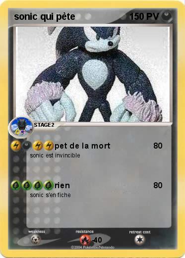 Pokemon sonic qui pète