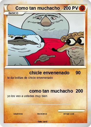 Pokemon Como tan muchacho