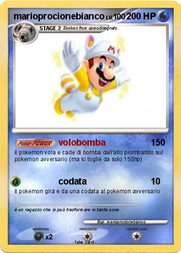 Pokemon marioprocionebianco
