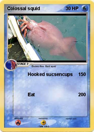 Pokemon Colossal squid