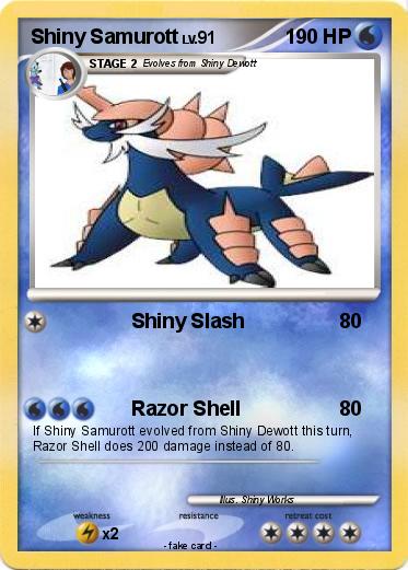 Pokemon Shiny Samurott