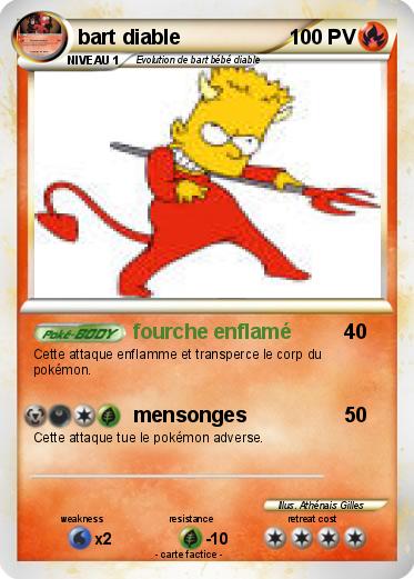 Pokemon bart diable