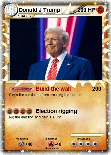 Pokemon Donald J Trump